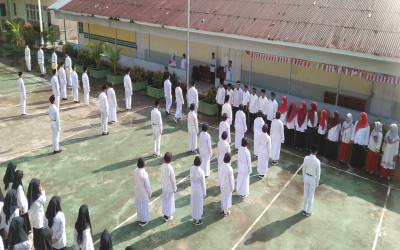 Santri Pondok Pesantren Assalam Gelar Upacara HUT RI Ke-79 dengan penuh semangat